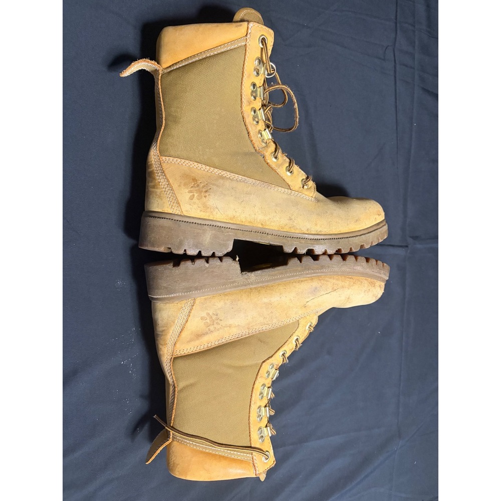 Wolverine Mens 9.5M Insulated Work Boots Thinsulate Ultra Vibram Leather Lace Up